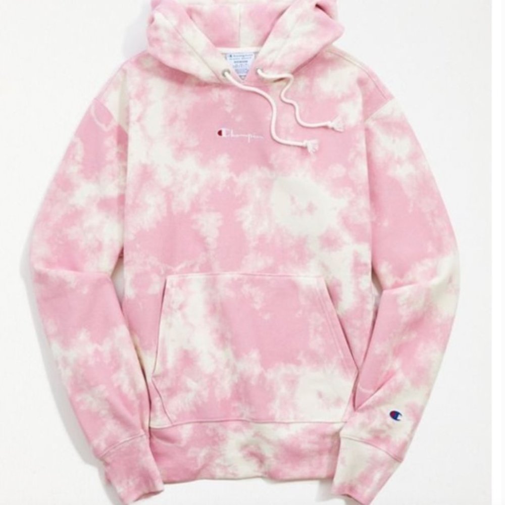 Champion Reverse Weave from Urban Outfitters Pink Tie Dye Sweatshirt, Hoodie